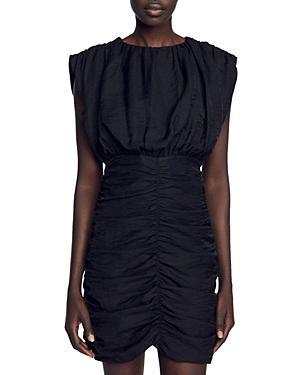 Womens Short Draped Dress Product Image