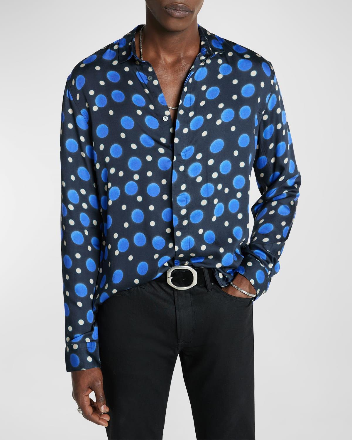 Mens Rodney Geometric Button-Down Shirt Product Image