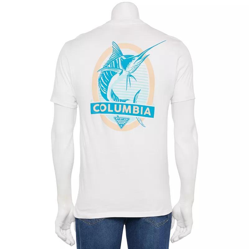 Mens Columbia PFG Short Sleeve Back Graphic Tee Product Image