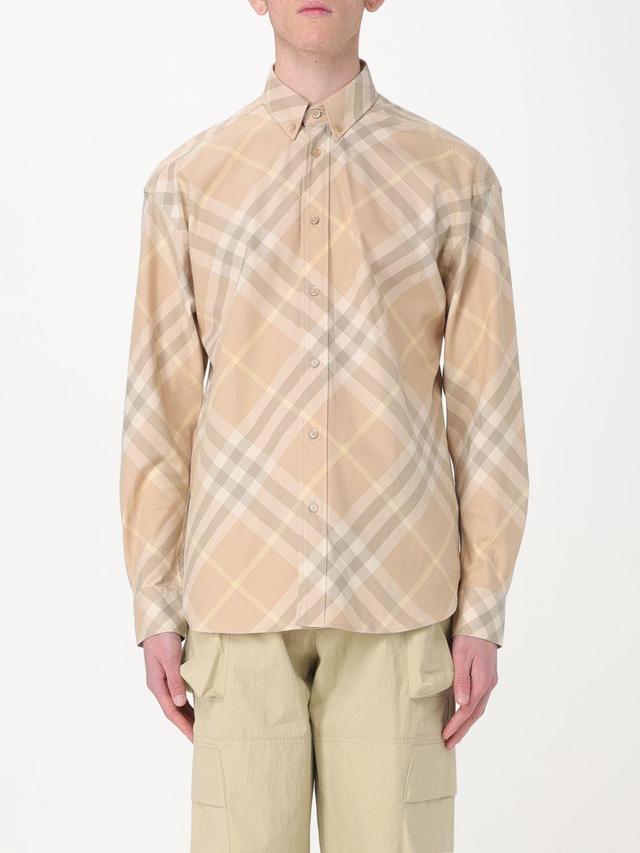 BURBERRY Shirt  Men Color Beige Product Image