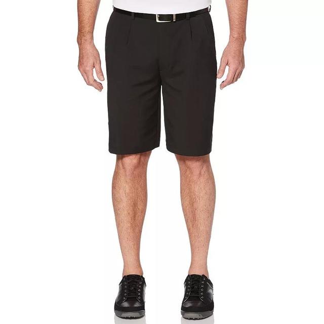 Mens Grand Slam 10 Double-Pleated Active-Waistband Golf Shorts Black Product Image