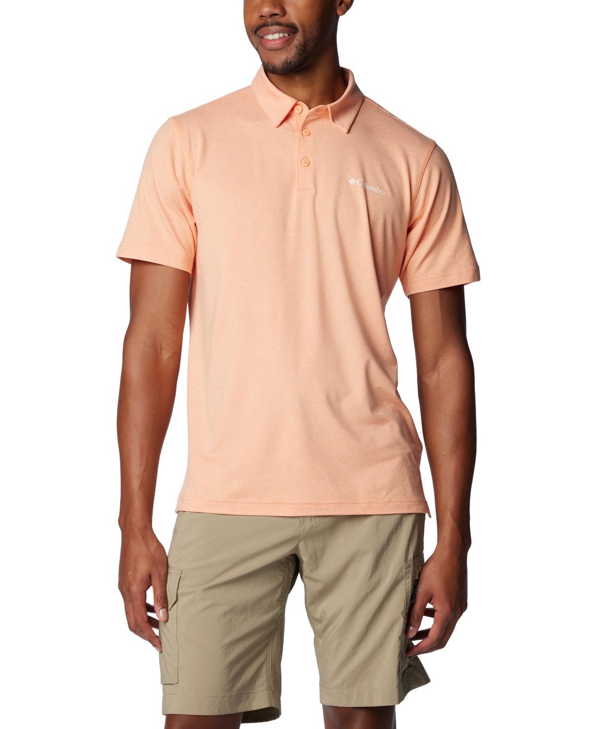 Columbia Mens Carter Short Sleeve Performance Crest Polo Product Image