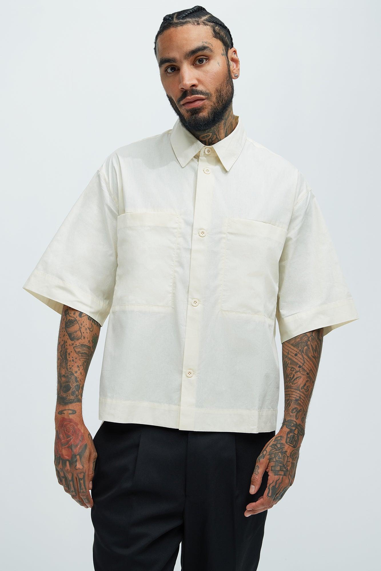 Cassnet Short Sleeve Shirt - Off White Product Image