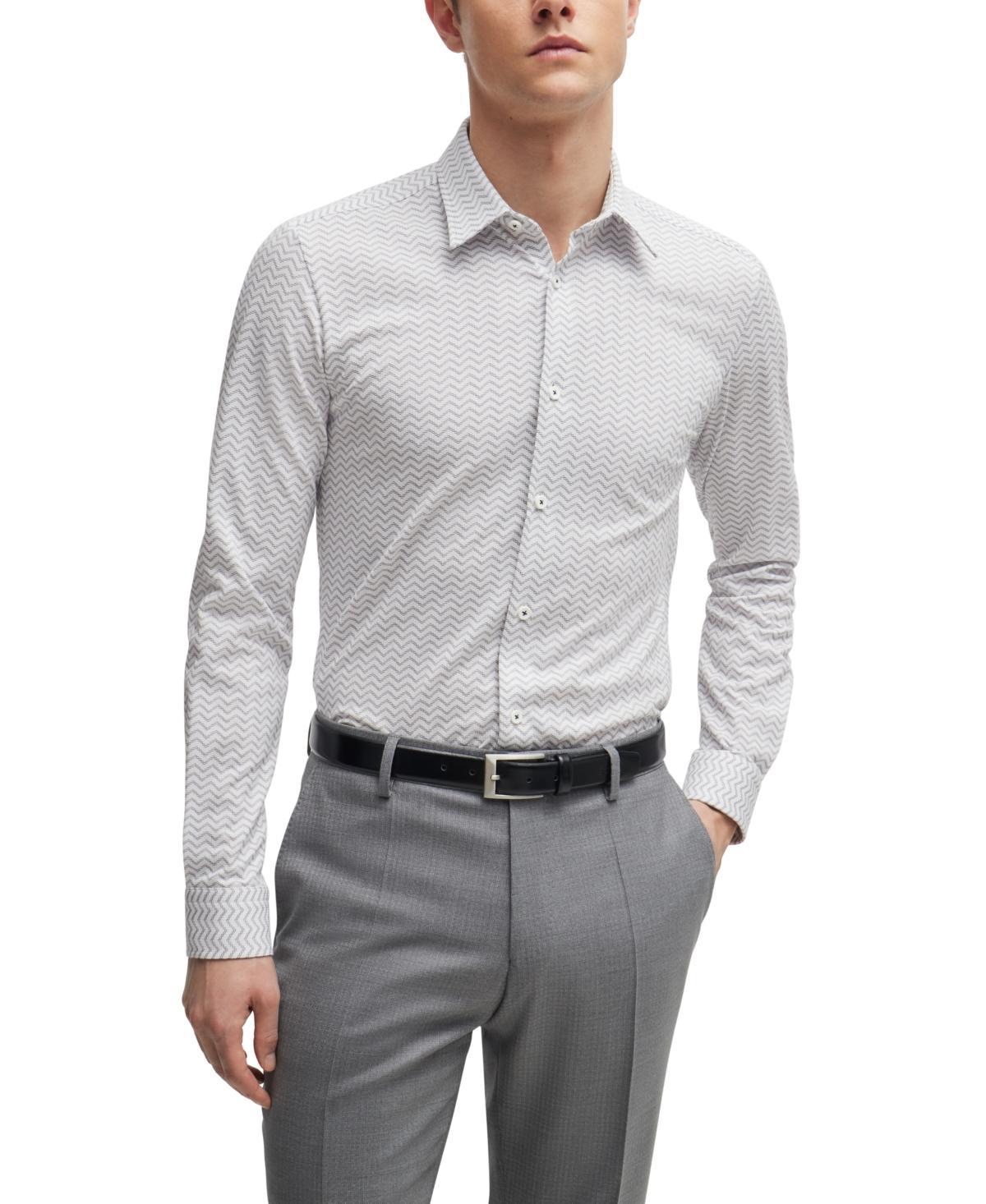 Boss by Hugo Boss Mens Performance Slim-Fit Dress Shirt Product Image