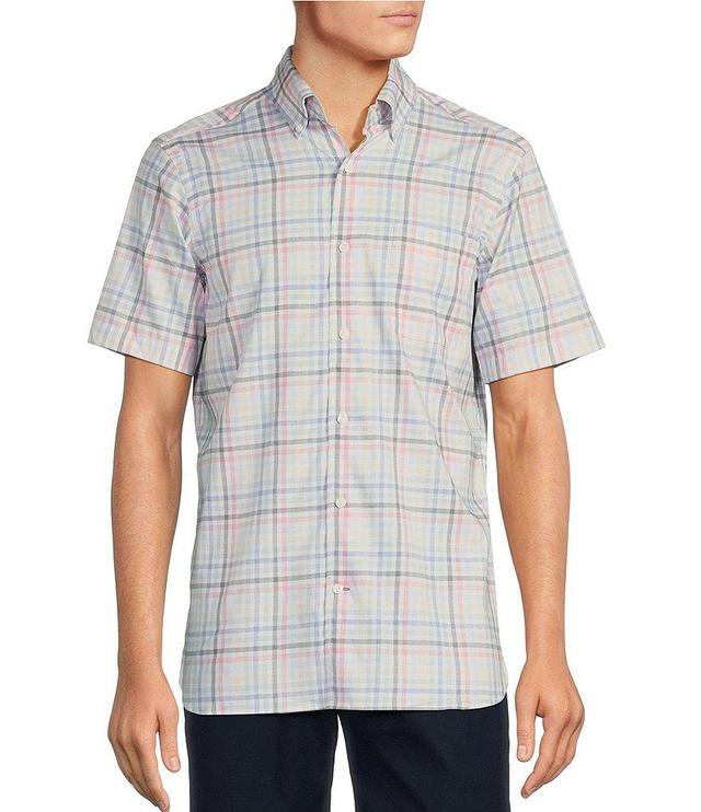 Daniel Cremieux Signature Label Plaid Lyocell-Cotton Short Sleeve Woven Shirt Product Image