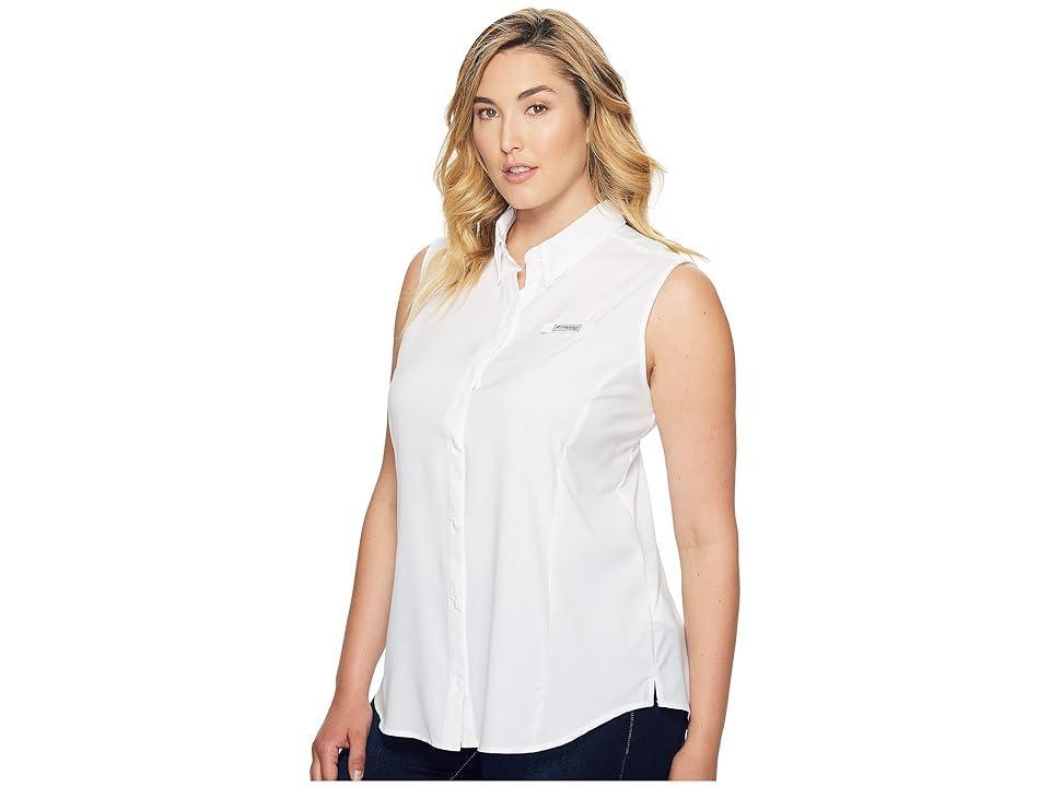 Columbia Plus Size Tamiami Sleeveless Shirt Women's Sleeveless Product Image