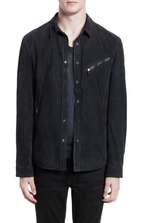 John Varvatos Suede Shirt Jacket Product Image