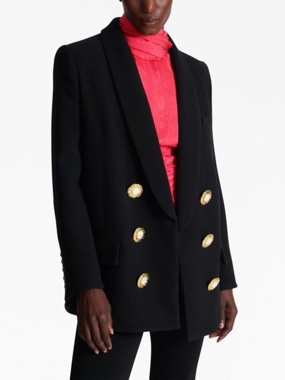 Double-breasted Blazer In Black Product Image