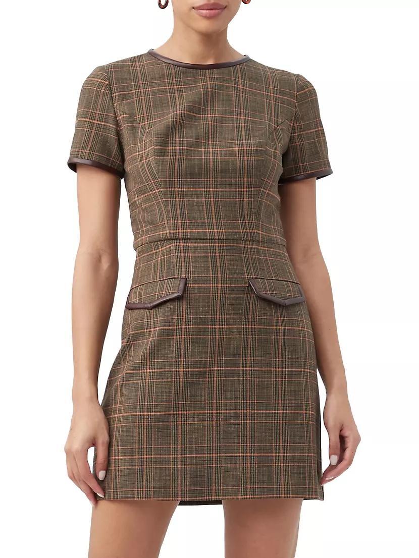 Adisa Plaid Sheath Minidress product image