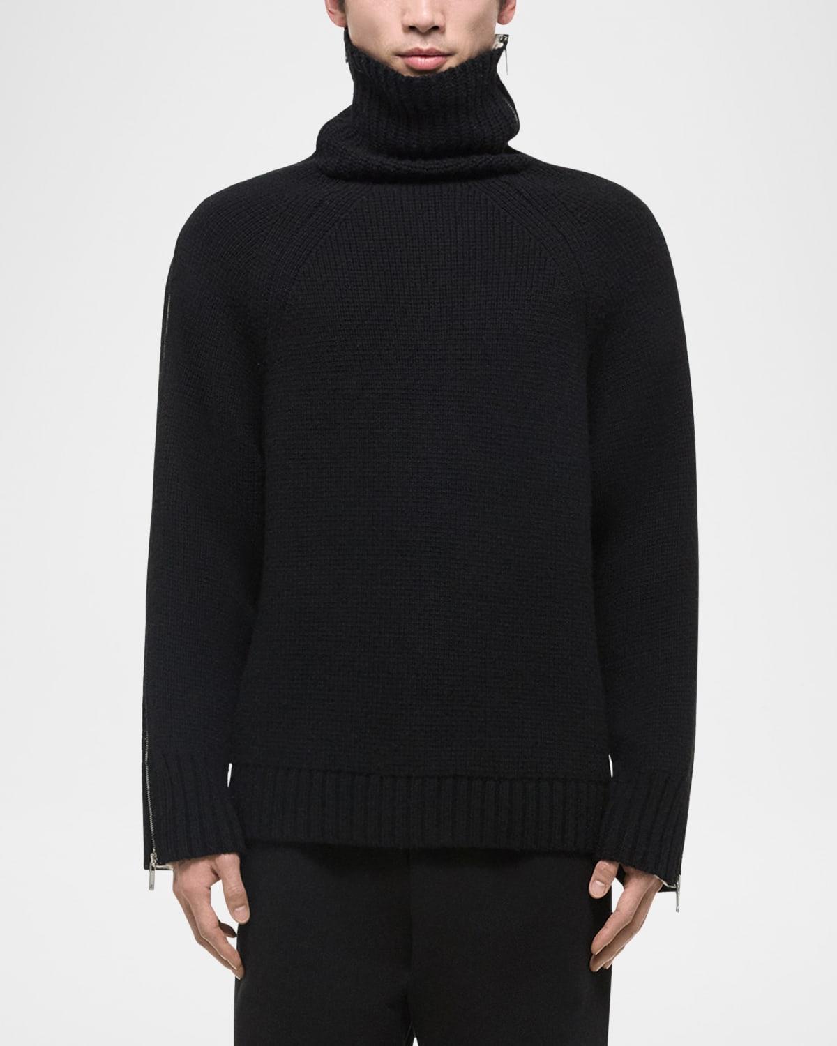 Men's Wool-Cashmere Suitcase Turtleneck Sweater Product Image