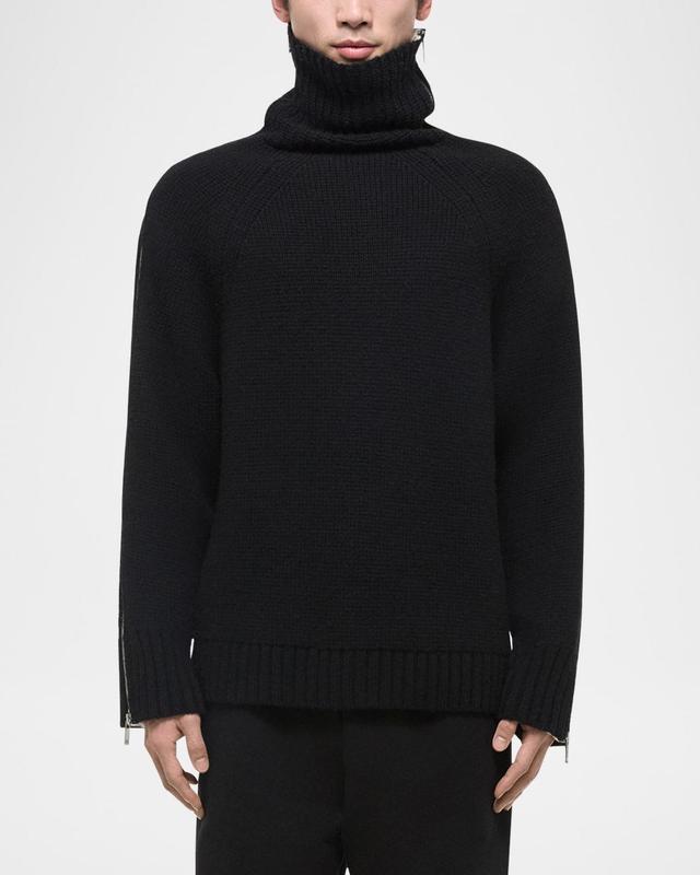 Mens Wool-Cashmere Suitcase Turtleneck Sweater Product Image