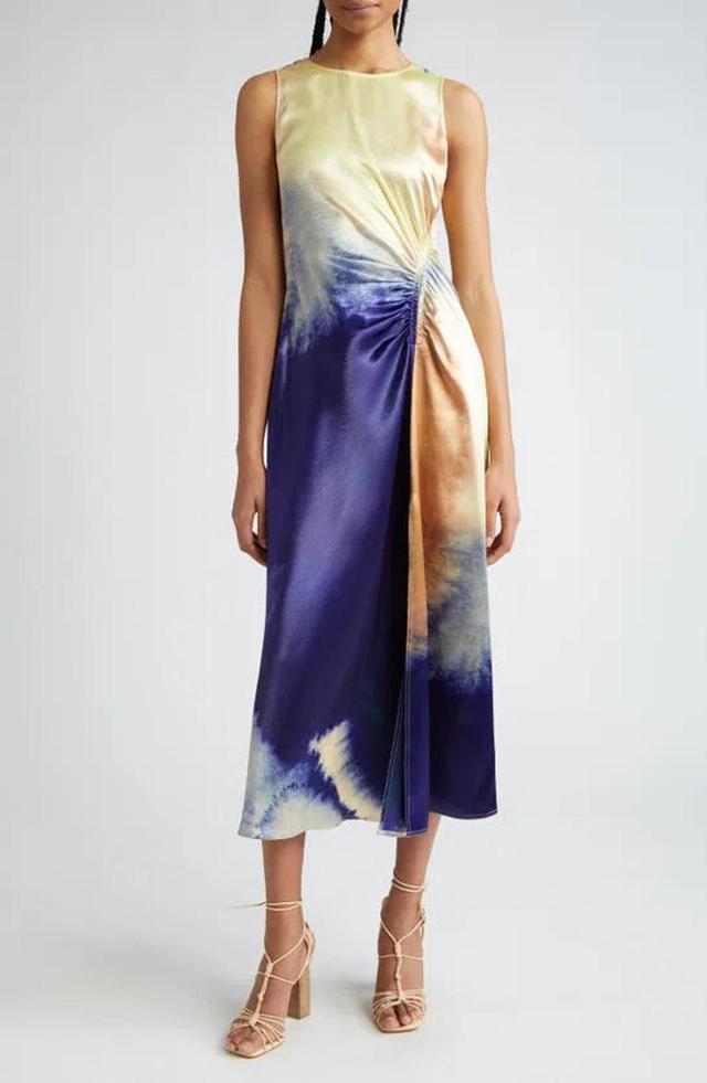 Cordelia Gathered Maxi Dress In Mirage Product Image