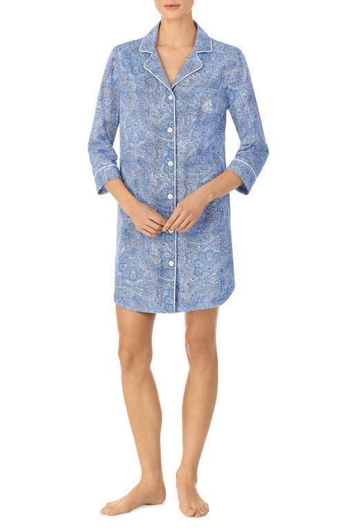 Lauren Ralph Lauren Cotton Jersey Sleep Shirt Product Image