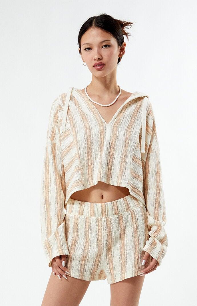 Roxy Women's After Beach Break Hooded Poncho Sweater Product Image