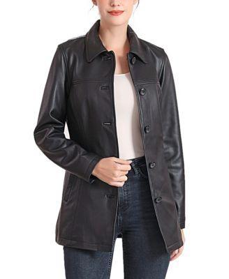 Bgsd Womens Evie Leather Car Coat Product Image