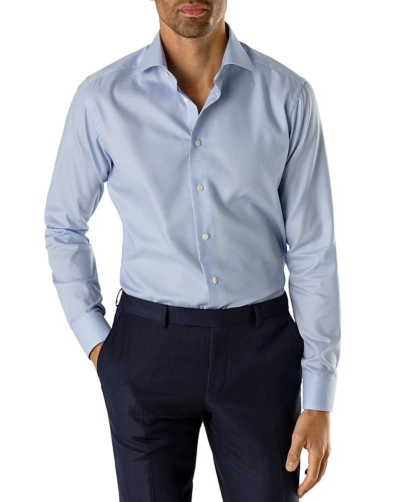 Mens Slim-Fit Check Dress Shirt Product Image