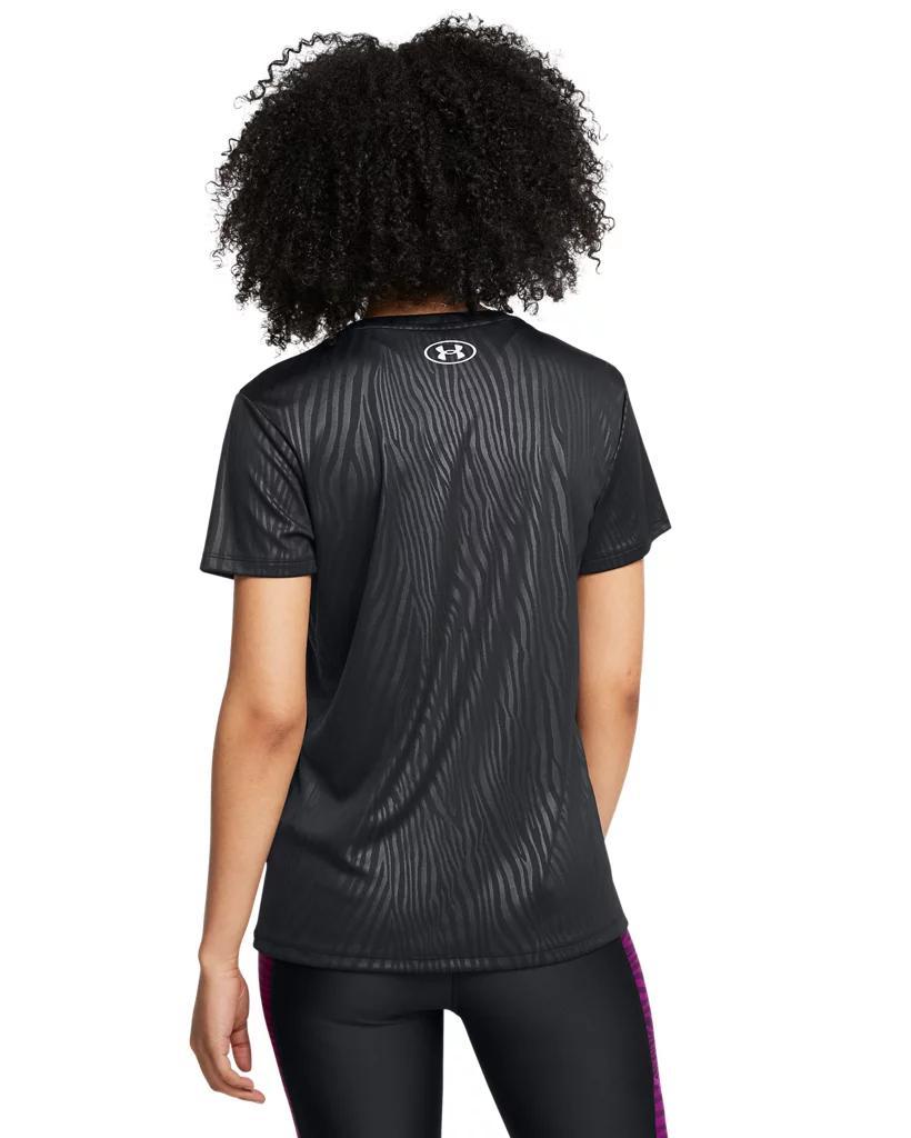 Women's UA Tech™ Emboss Short Sleeve Product Image