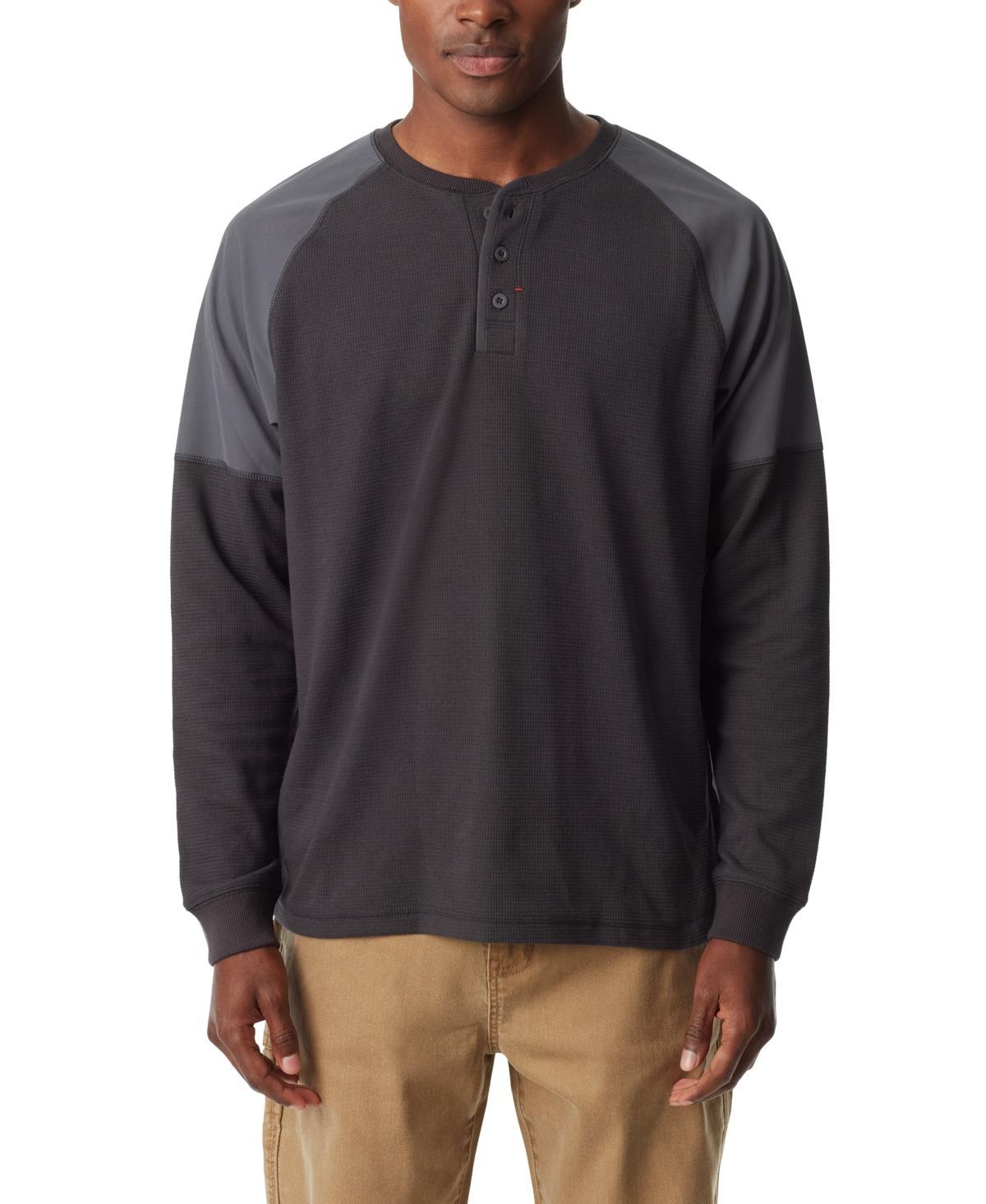 Bass Outdoor Mens Thermal Raglan Sleeve Henley Product Image