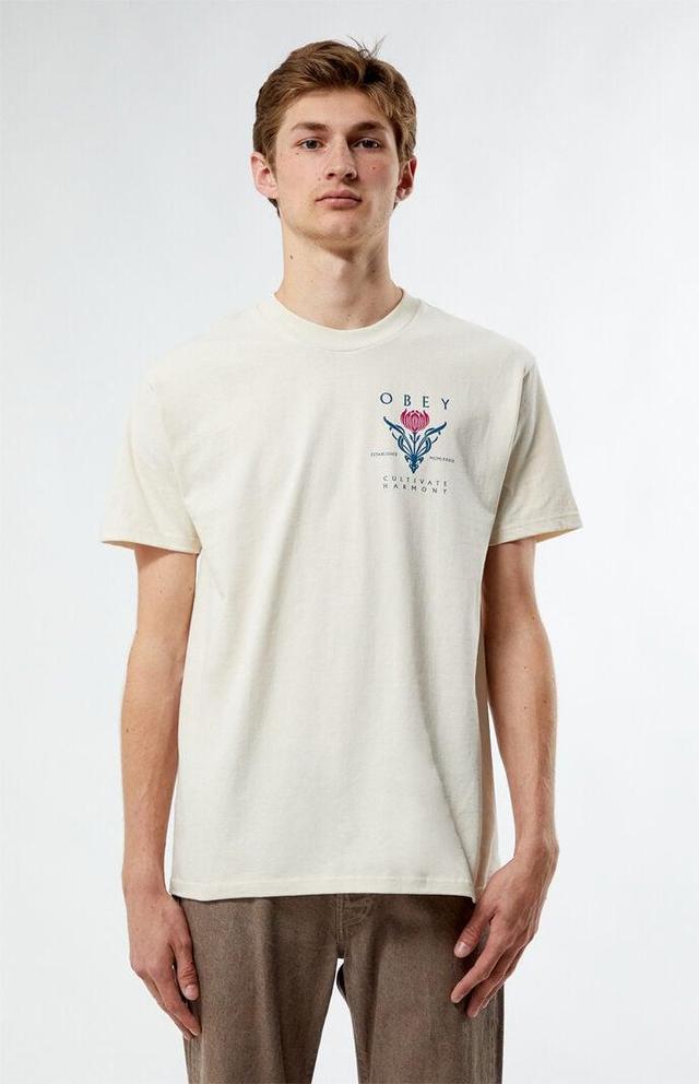 Obey Mens Cultivate Harmony T-Shirt Product Image