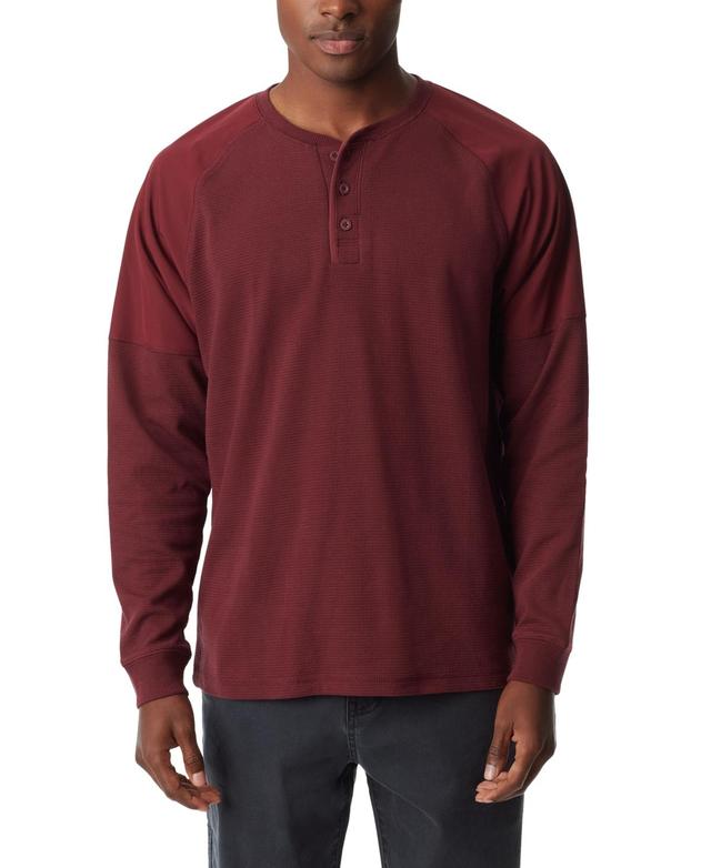 Bass Outdoor Mens Thermal Raglan Sleeve Henley Product Image