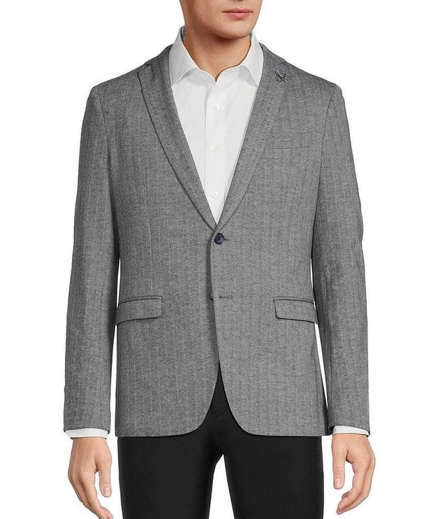 John Varvatos Slim Fit Chevron Pattern Sport Coat Product Image