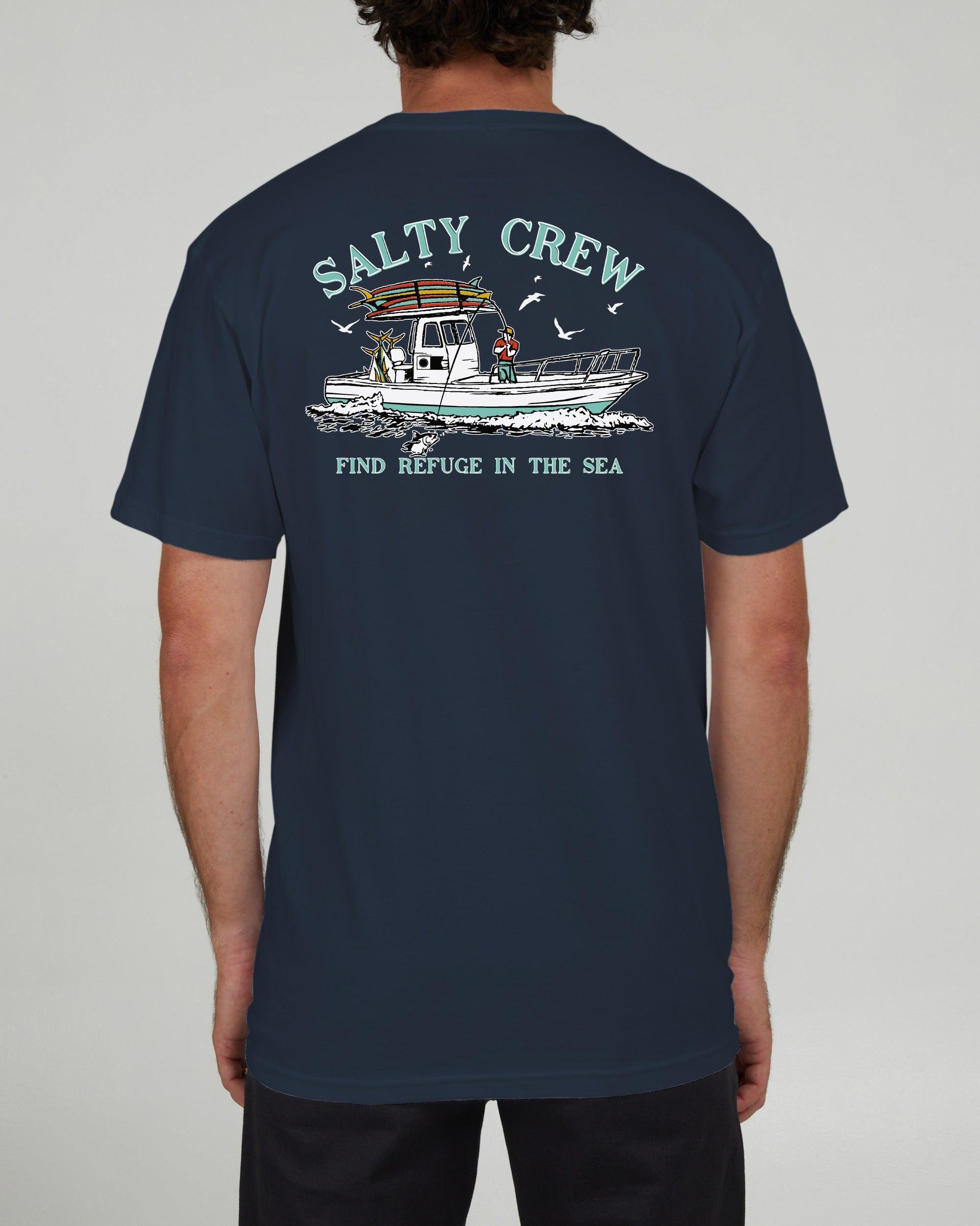 Fish On Classic S/S Tee - Navy Product Image