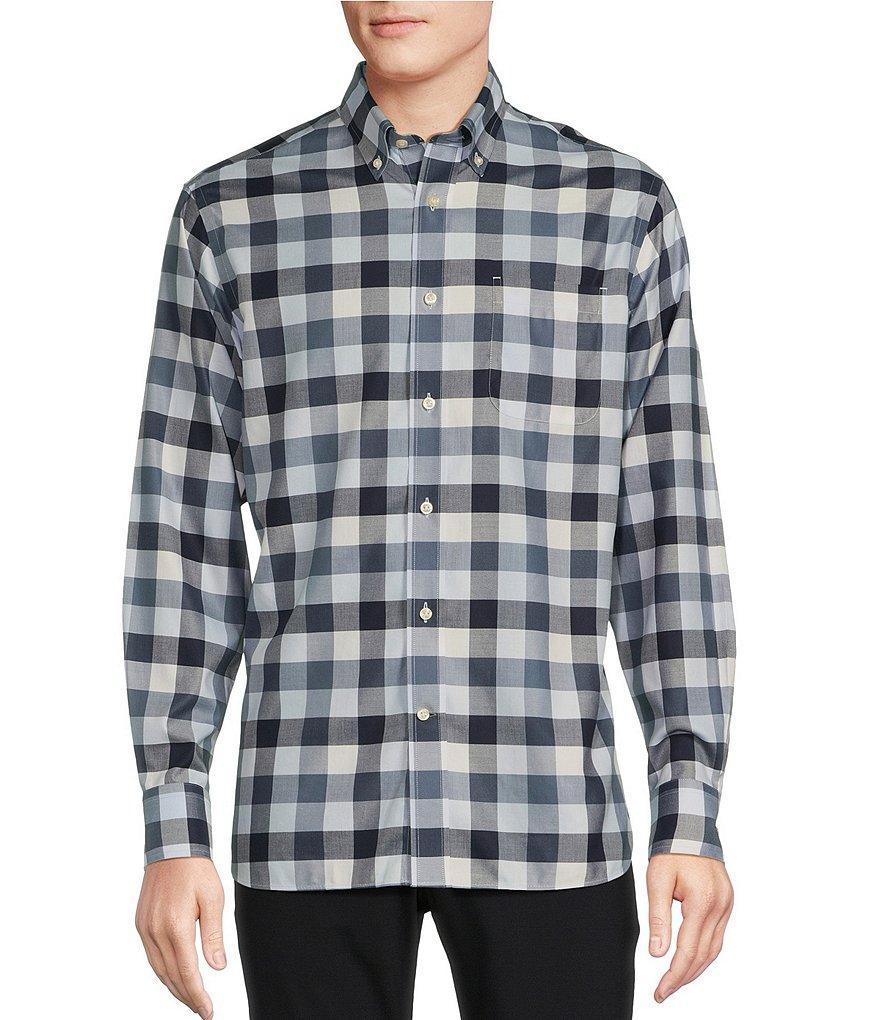 Daniel Cremieux Signature Label Non-Iron Check Long Sleeve Woven Shirt Product Image