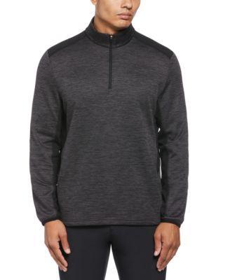 Pga Tour Mens Two-Tone Space-Dyed Quarter-Zip Golf Pullover Product Image