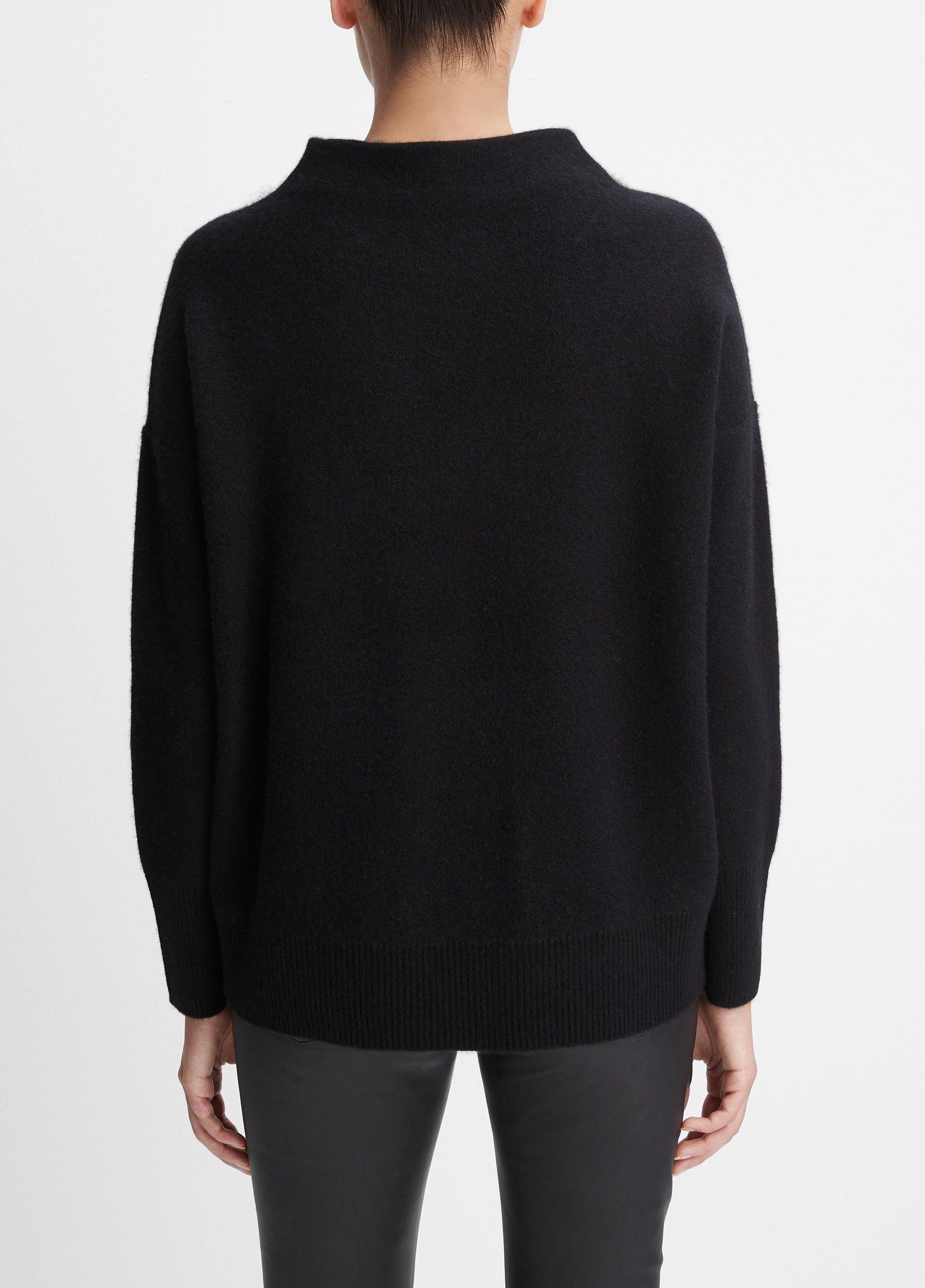 Plush Cashmere Funnel Neck Sweater Product Image