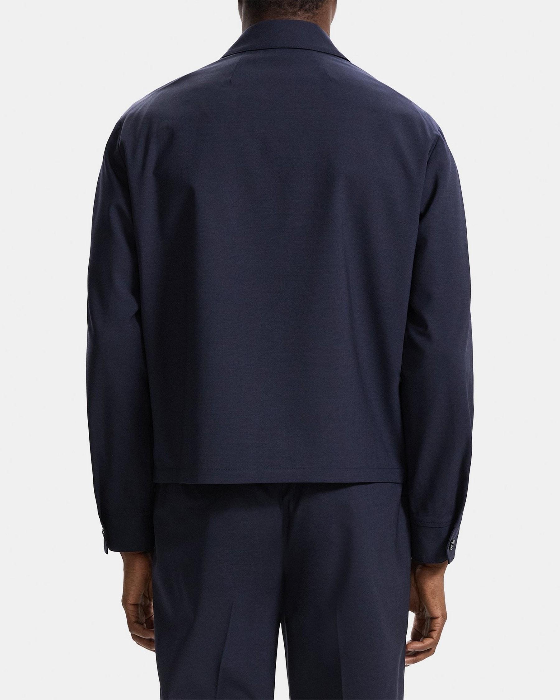 Zip Jacket in Stretch Wool Product Image