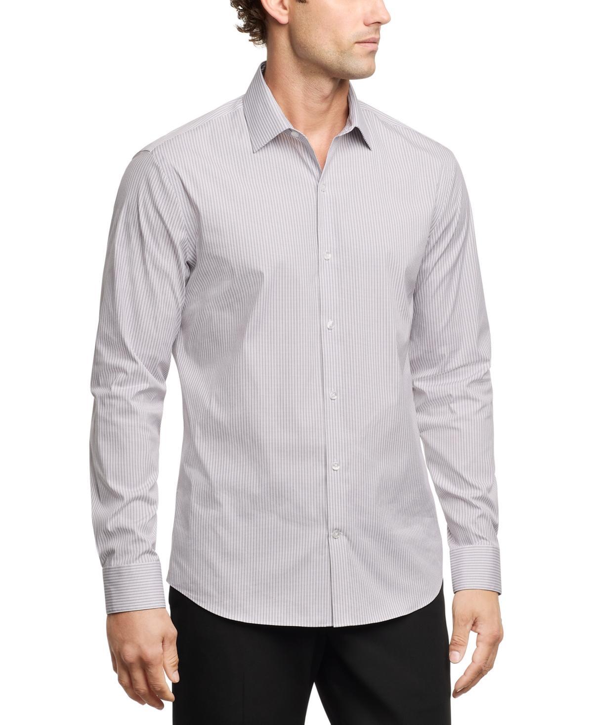 Calvin Klein Mens Extra Slim Fit Stretch Dress Shirt Product Image