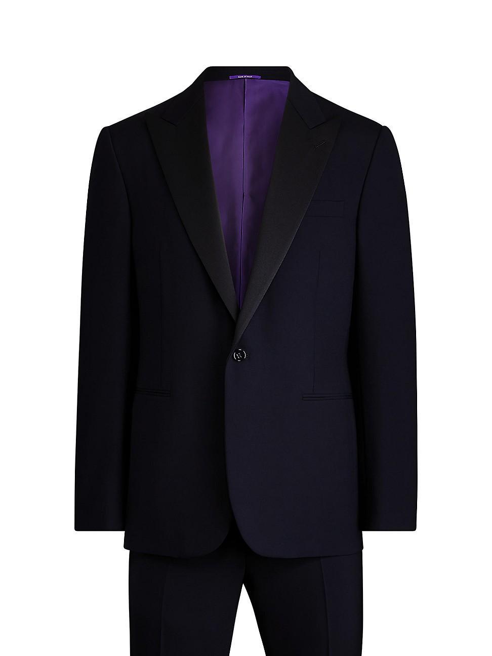 Mens Gregory Wool Single-Breasted Suit Product Image