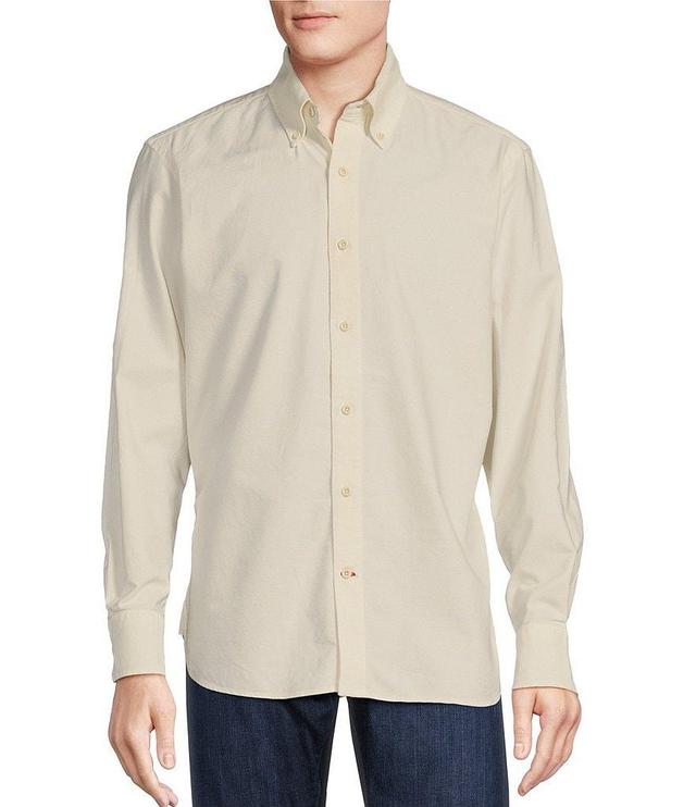 Cremieux Blue Label Classic Fit Solid Oxford Long Sleeve Woven Shirt Product Image