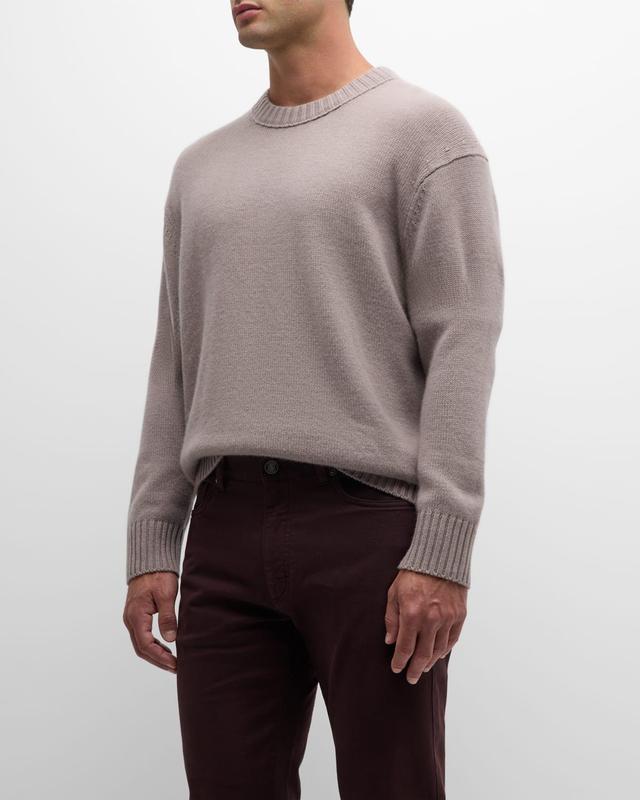 Mens Cashmere Crewneck Sweater Product Image