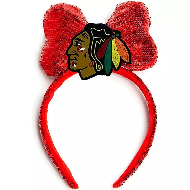 Womens Cuce Red Chicago Blackhawks Logo Headband Product Image