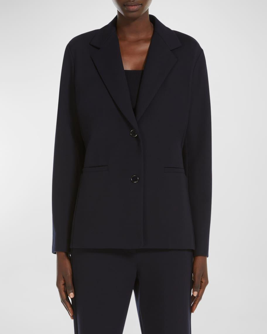 Joice Single-Breasted Jersey Blazer Product Image