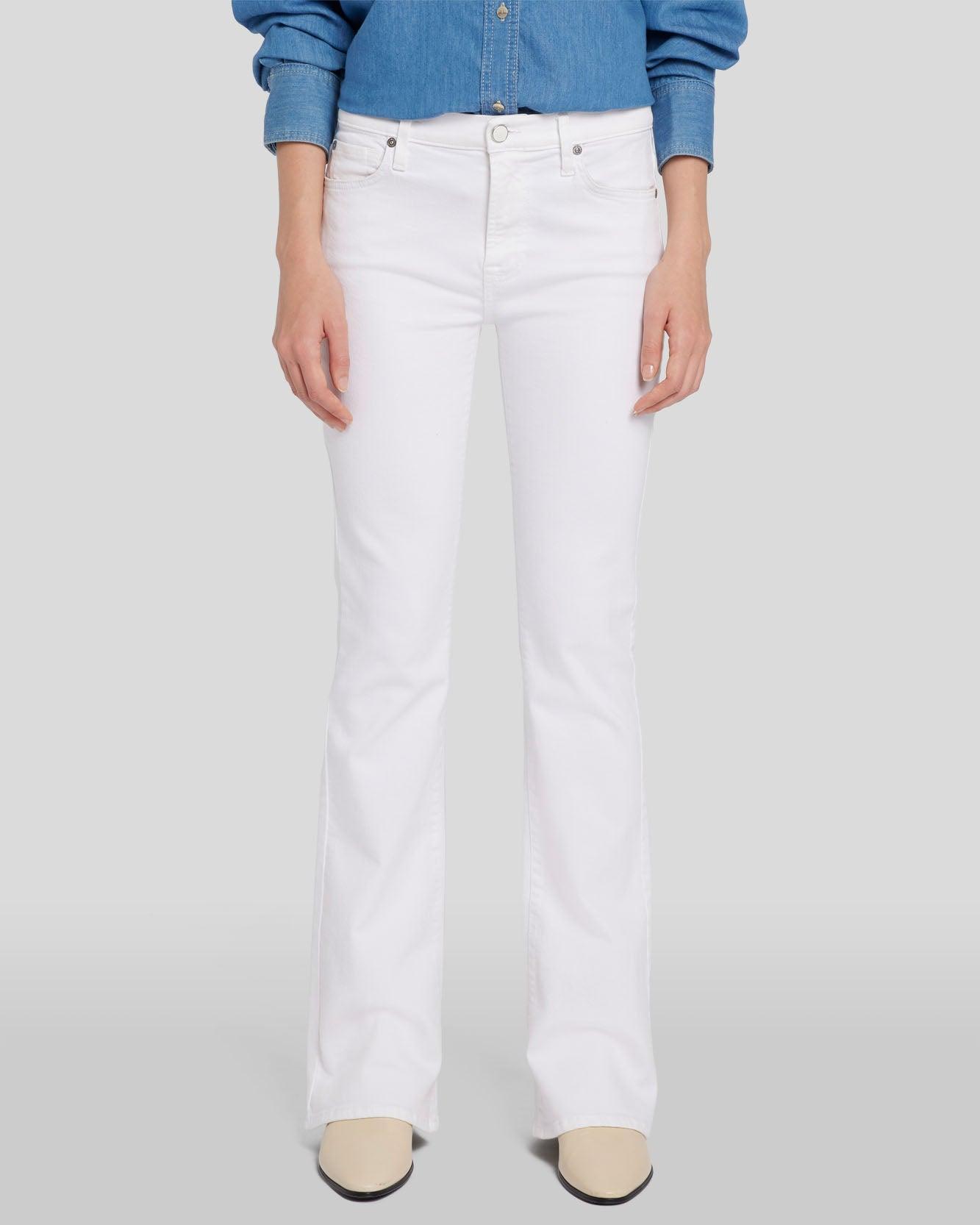 Tailorless Bootcut in White Female Product Image