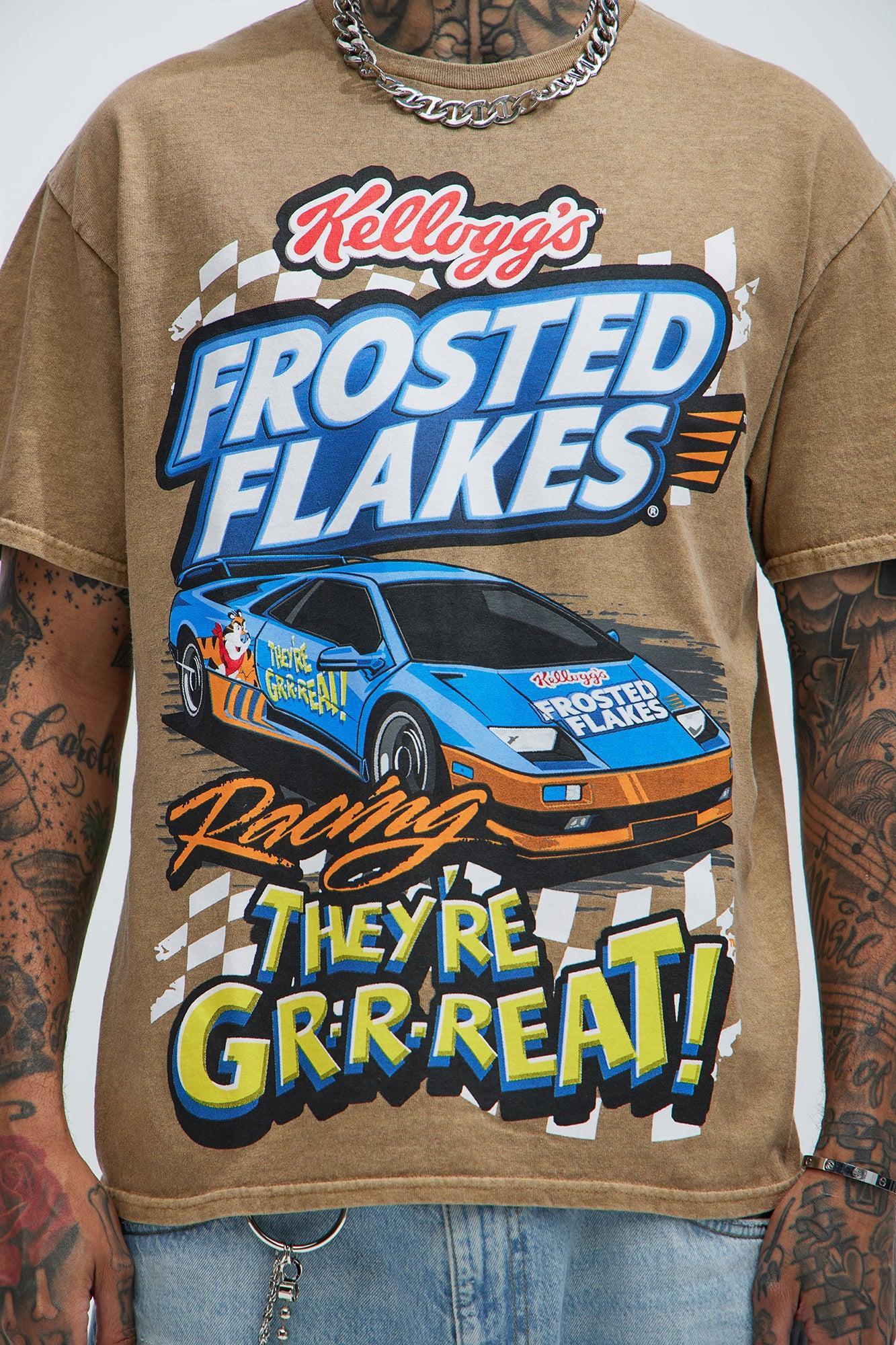 Frosted Flakes Racing Short Sleeve Tee - Brown Product Image