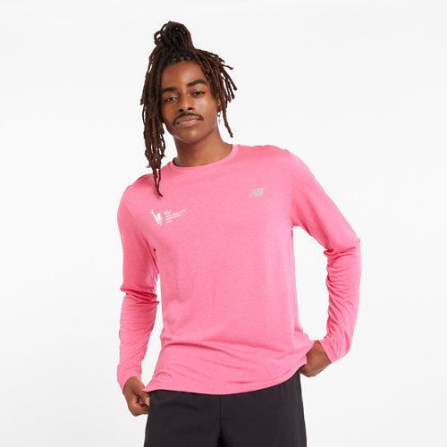 New Balance Men's NYC Marathon Athletics Long Sleeve Shirt Product Image