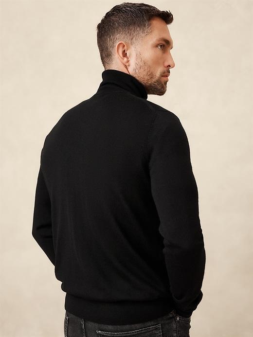 Merino Wool Turtleneck Sweater Product Image