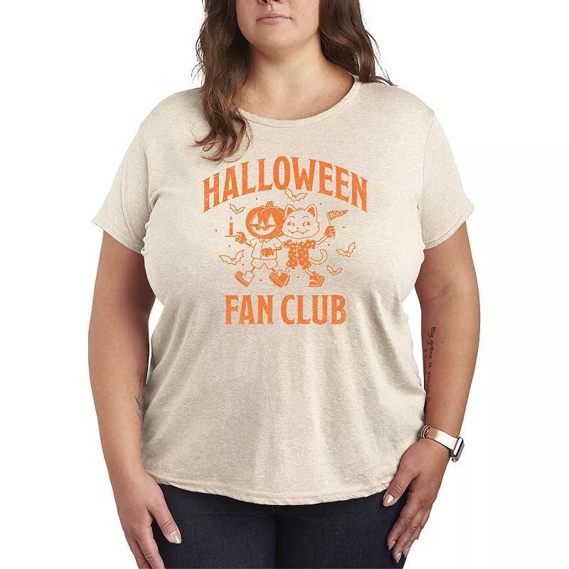 Plus Size Halloween Fan Club Graphic Tee, Womens Product Image