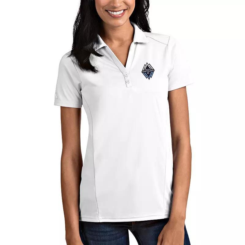 Vancouver Whitecaps FC Antigua Womens Tribute Polo - White Product Image