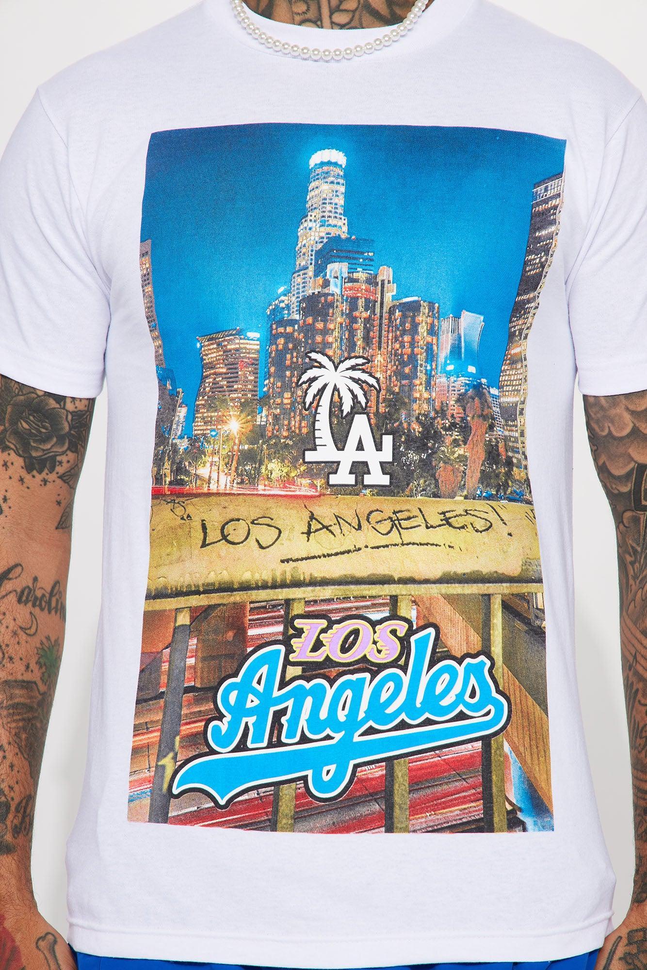 LA LA LA Short Sleeve Tee - White Product Image