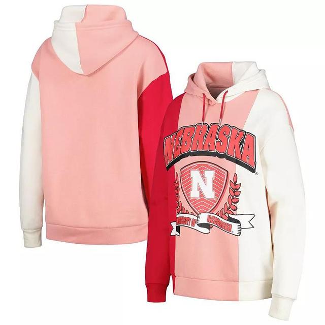 Womens Gameday Couture Scarlet Nebraska Huskers Hall of Fame Colorblock Pullover Hoodie Product Image