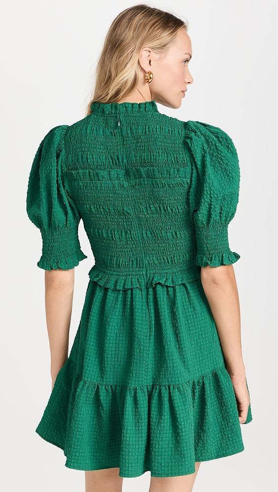 Sea Regina Seersucker Puff Sleeve Smocked Dress | Shopbop Product Image