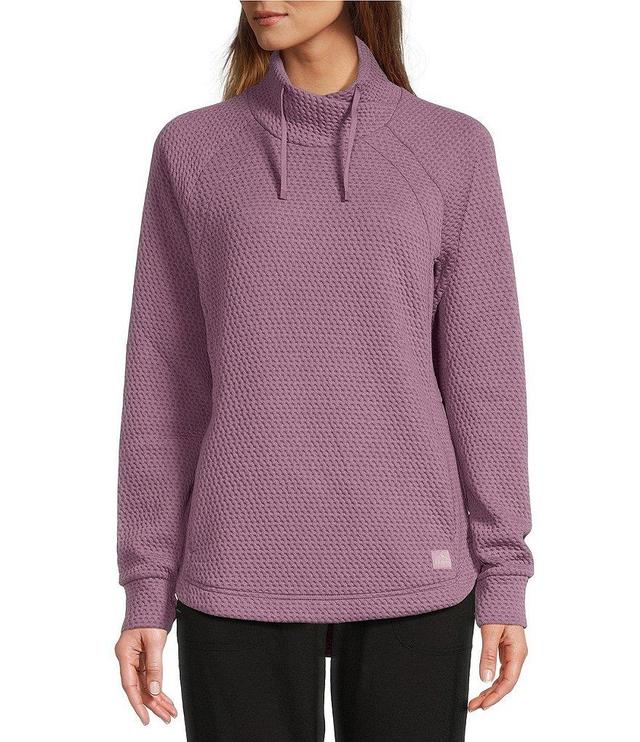 L.L.Bean Ridgeknit Crossneck Funnel Neck Long Sleeve Pullover Product Image