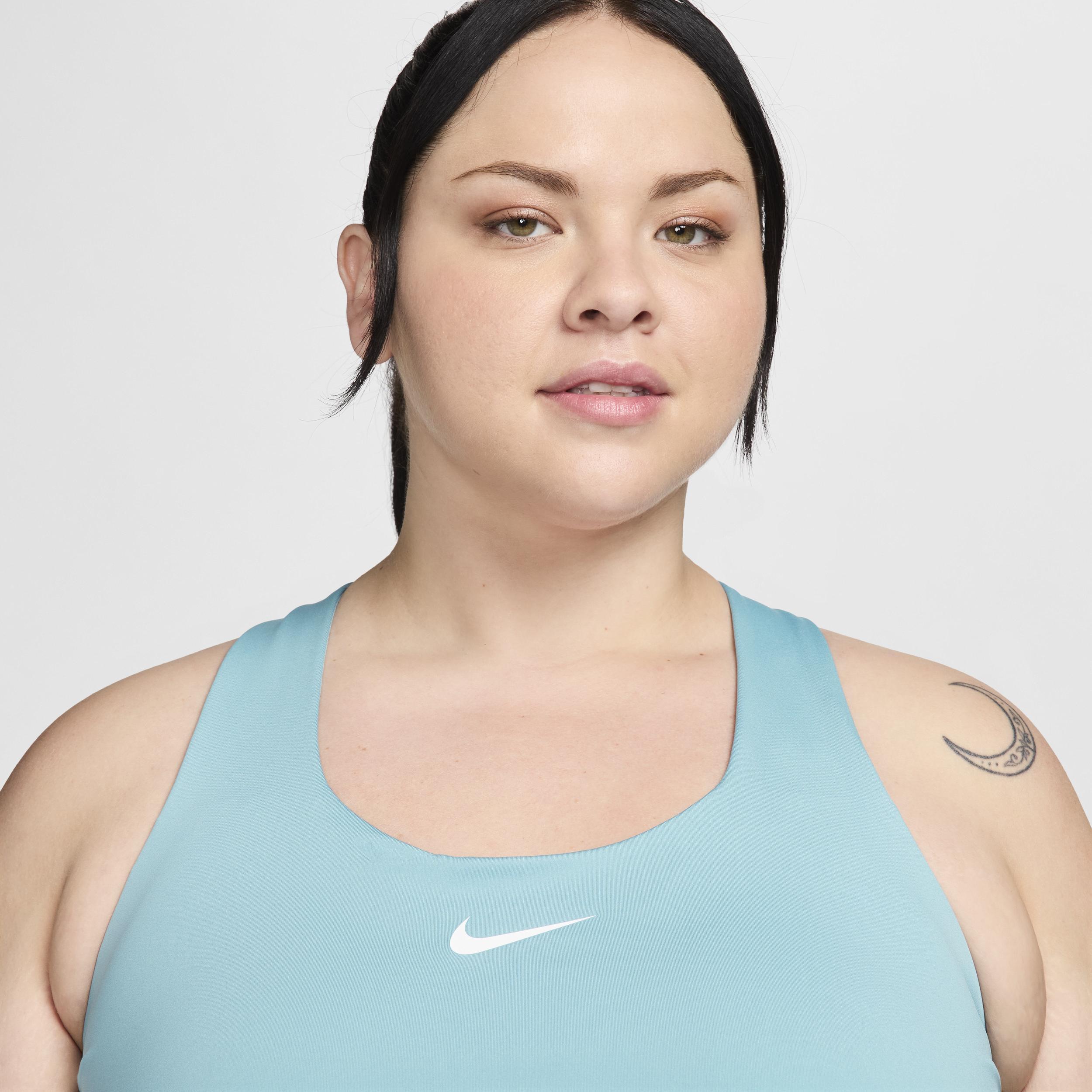 Nike Womens Swoosh Medium-Support Padded Sports Bra Tank Top (Plus Size) Product Image