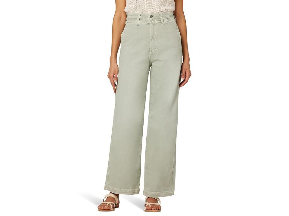 Joe's Jeans The Allana Wide Leg Ankle (Sea Sage) Women's Clothing Product Image