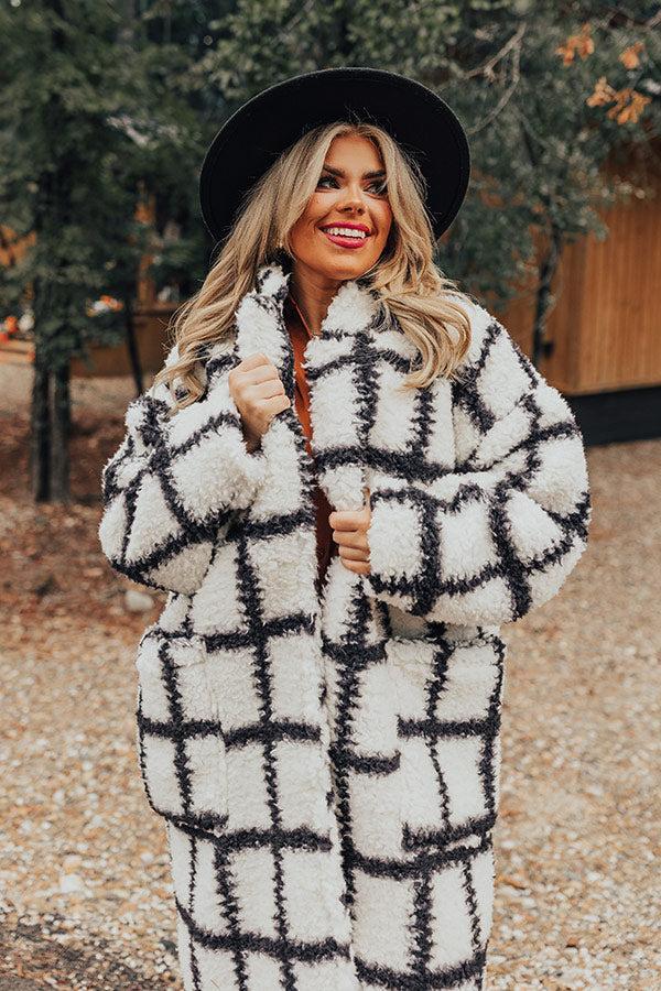 Cozier Than Most Sherpa Coat Curves Product Image