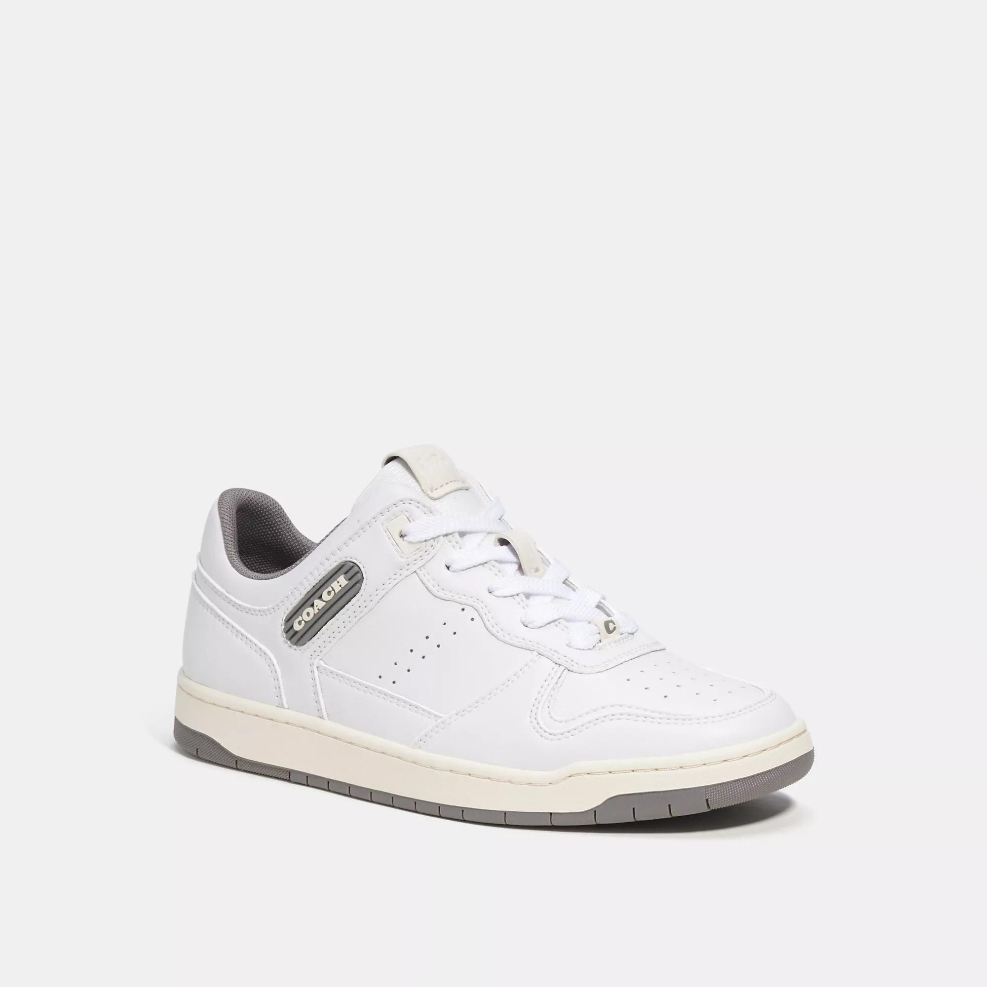 COACH C201 (Heather Grey/Optic White) Women's Shoes Product Image